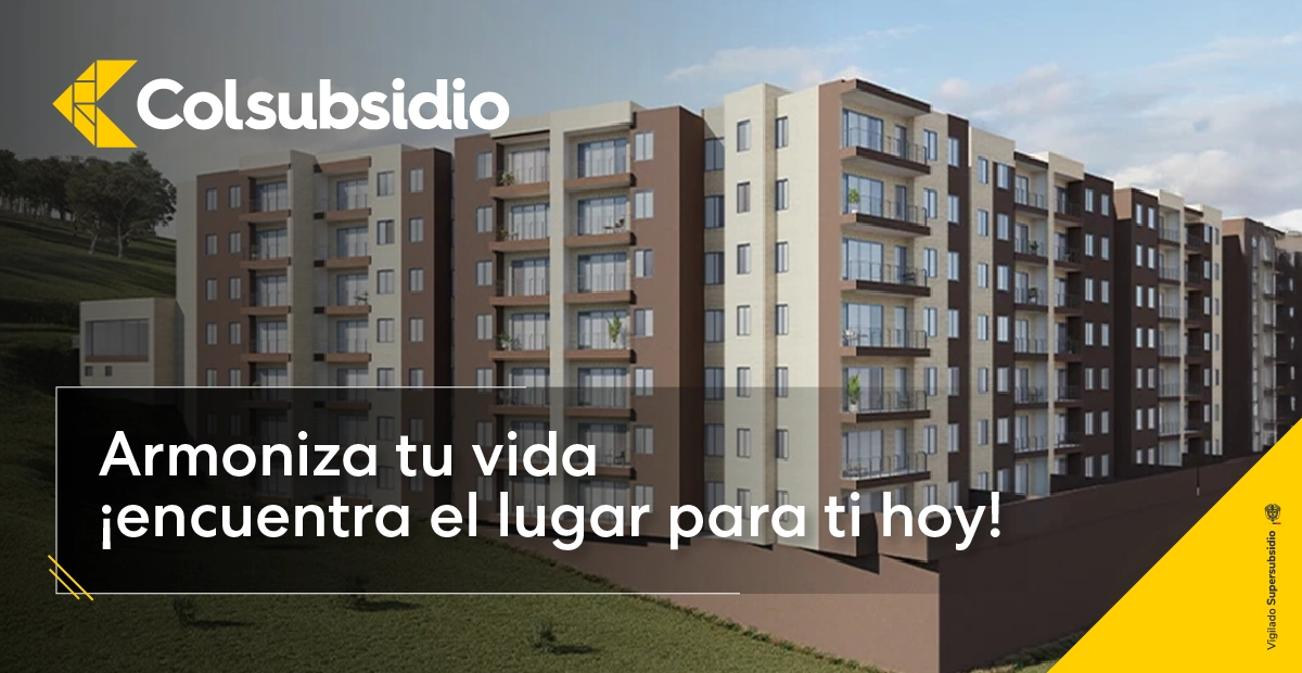 Open fachada proyecto de vivienda Calera Gardens.