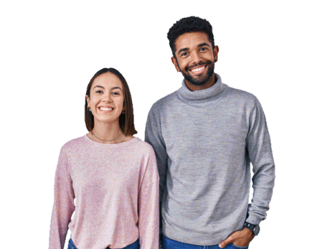 Personas sonriendo