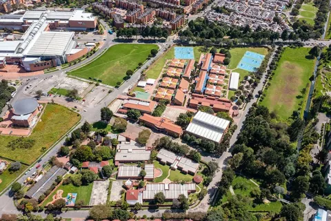 Vista aérea del interior del Colegio Ciudadela