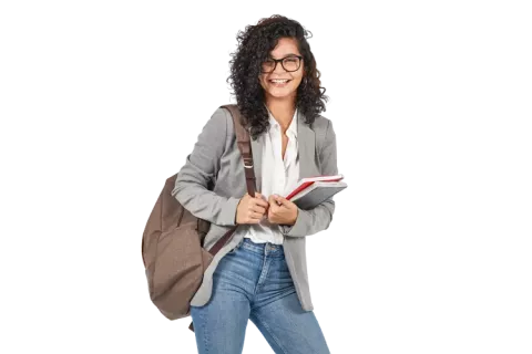 Mujer con convenios universitarios