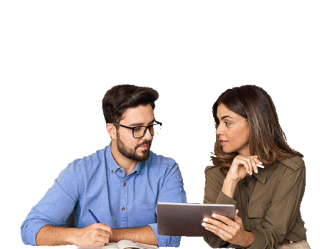 Personas trabajando