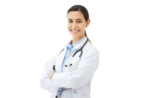 Doctora sonriendo