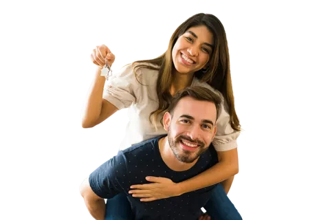 Pareja con subsidio de vivienda