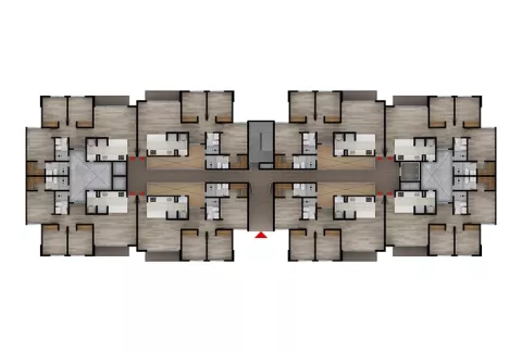 Imagen del plano del proyecto de vivienda Los Nogales