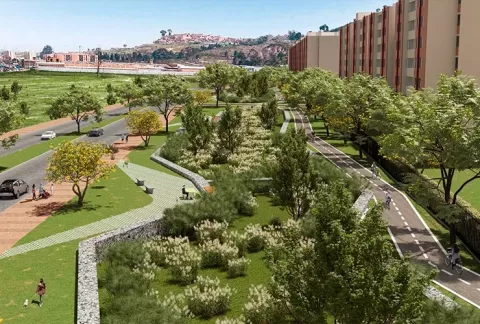 Espacios del Proyecto de vivienda La Macarena Colsubsidio