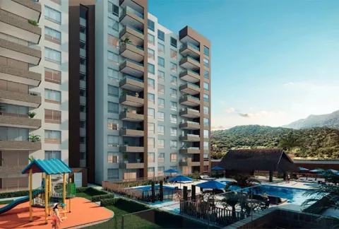 Parte interna del apartamento del proyecto de vivienda Eufonnía