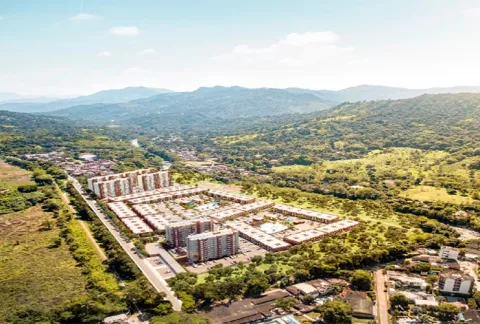 Parte interna del apartamento del proyecto de vivienda Eufonnía