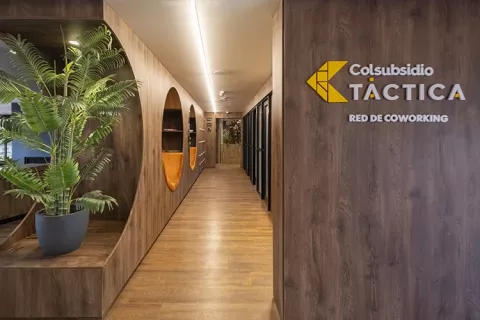 Interior de Táctica Colsubsidio Red de Coworking