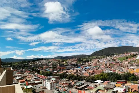 Parte interna del apartamento del proyecto de vivienda Calera Gardens
