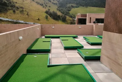 Parte interna del apartamento del proyecto de vivienda Calera Gardens