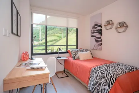 Parte interna del apartamento del proyecto de vivienda Calera Gardens