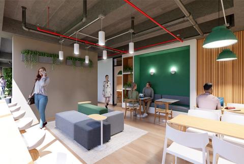 Parte interna del apartamento del proyecto de vivienda Lift