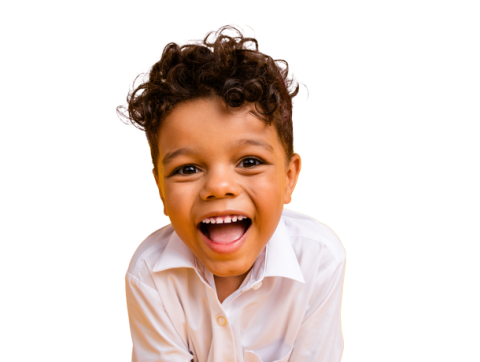 Niño sonriendo