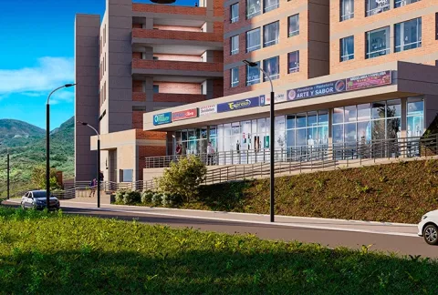 Espacios del Proyecto de vivienda La Arboleda Colsubsidio