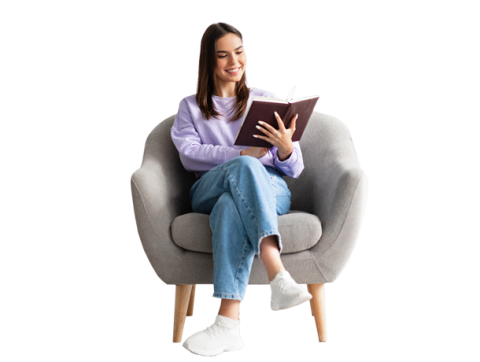 Mujer leyendo