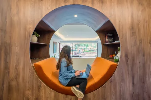 Mujer trabajando