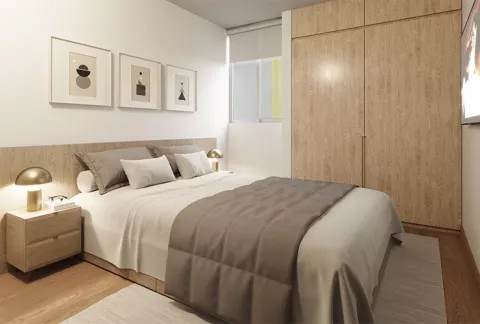 Parte interior del Proyecto de vivienda Monguí Colsubsidio
