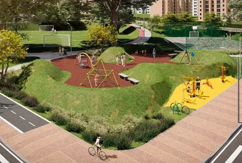 Espacios del Proyecto de vivienda La Macarena Colsubsidio
