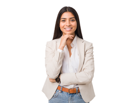 Mujer sonriendo