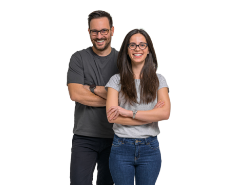 Personas sonriendo