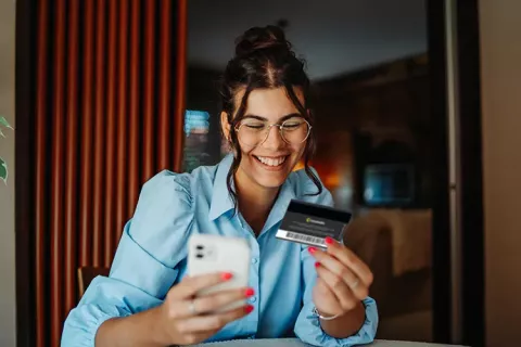 Mujer sonriendo