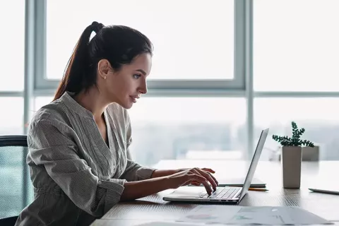 Persona trabajando