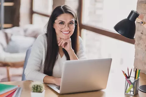 Mujer en evento de formación