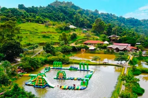 Vista aérea parque makute