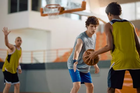 Escuela de básquetbol Colsubsidio.