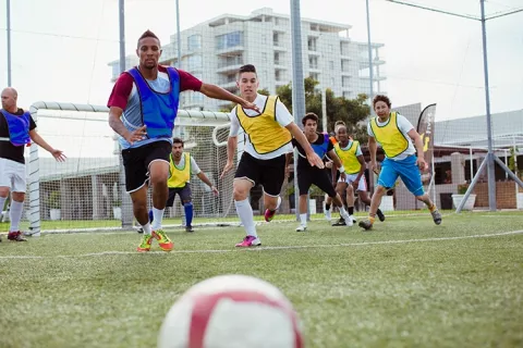 Escuela de fútbol Colsubsidio.