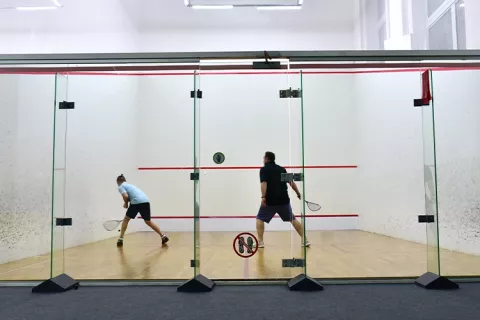 Escuela de squash Colsubsidio.