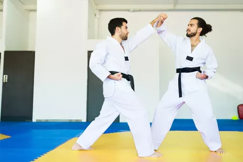Escuela de taekwondo Colsubsidio.