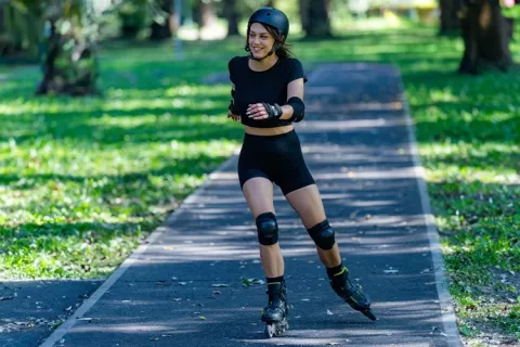 Práctica libre de patinaje.