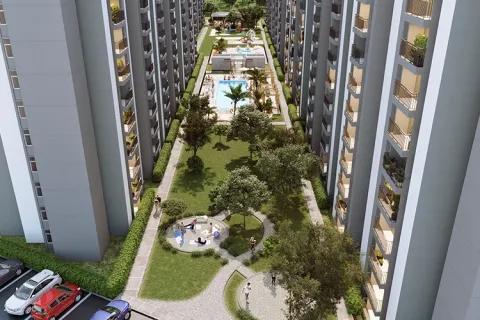 Vista aérea proyecto de vivienda Entreverde.