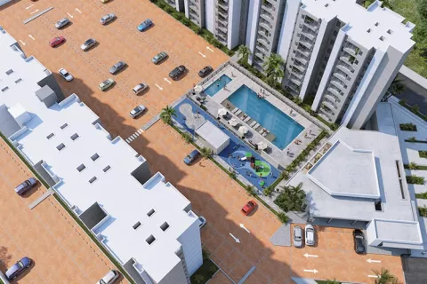 Vista aérea proyecto de vivienda Samán