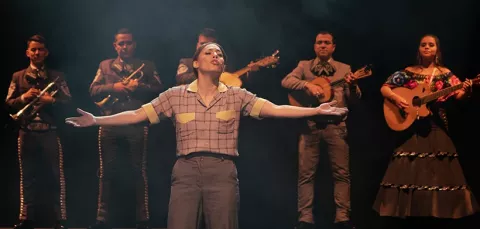 Artistas colombianas en el tributo a Chavela Vargas en el Teatro Colsubsidio.