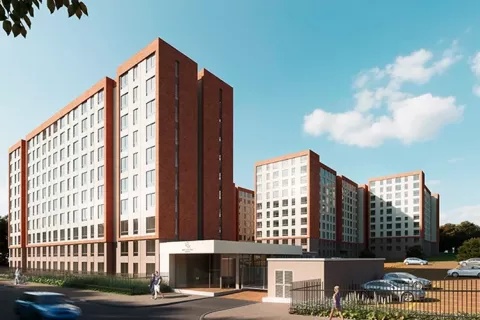 Fachada proyecto de vivienda La Macarena.