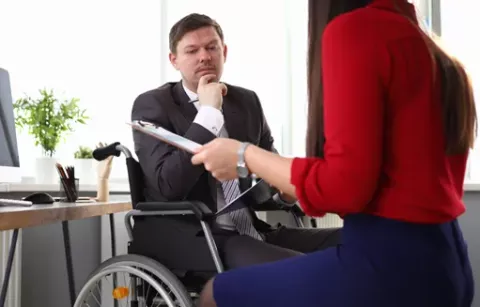 Reunión profesional accesible