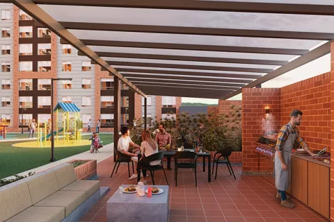 BBQ proyecto Baviera Park Colsubsidio y constructora Bolivar