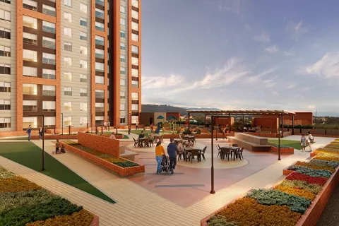 Parte interna del proyecto Baviera Park
