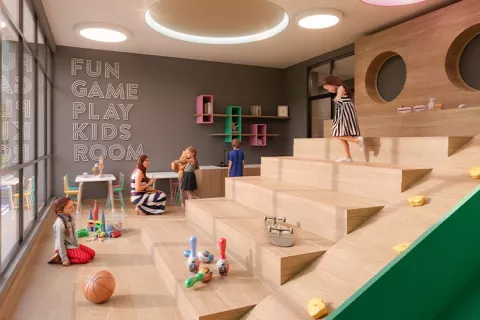 Zona niños senderos Fontibón proyecto vivienda Colsubsidio