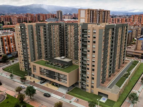 Álamo Veramonte proyecto de vivienda Colsubsidio y Constructora Bolivar