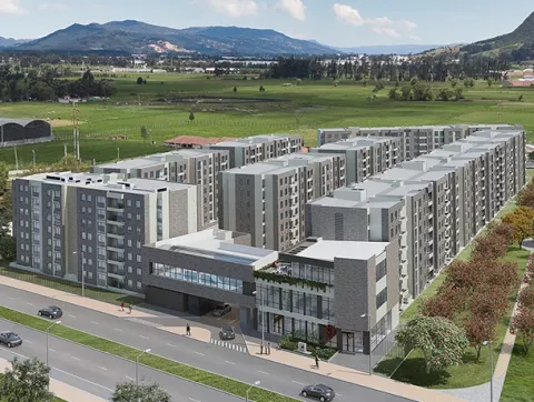 proyecto vivienda Colsubsidio y constructora Bolivar Hacienda San José