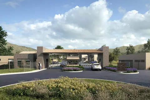 Portería proyecto de vivienda Entrelomas