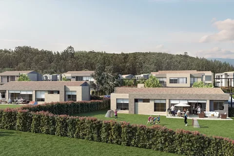 Sendero proyecto de vivienda Entrelomas