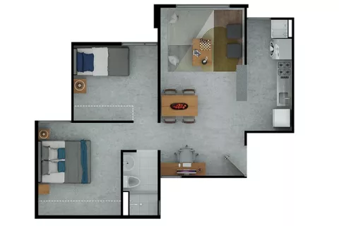 planos proyecto de vivienda Caminos del Vínculo