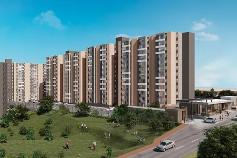 Fachada proyecto de vivienda Panoramik Club house