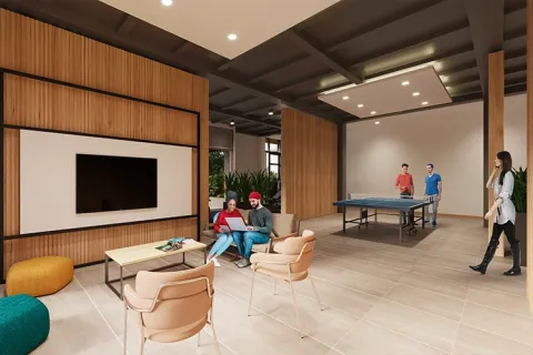 Salón múltiple proyecto de vivienda Panoramik Club house