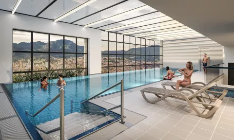Piscina proyecto de vivienda Urbana 30