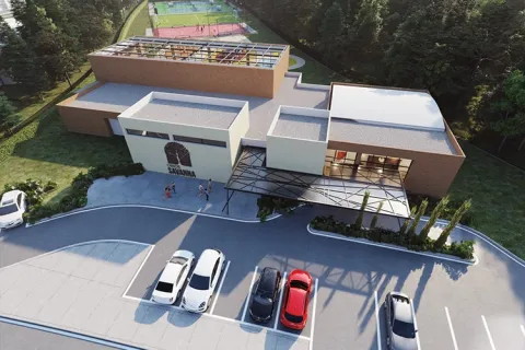 Lobby proyecto de vivienda Savanna Santa Clara